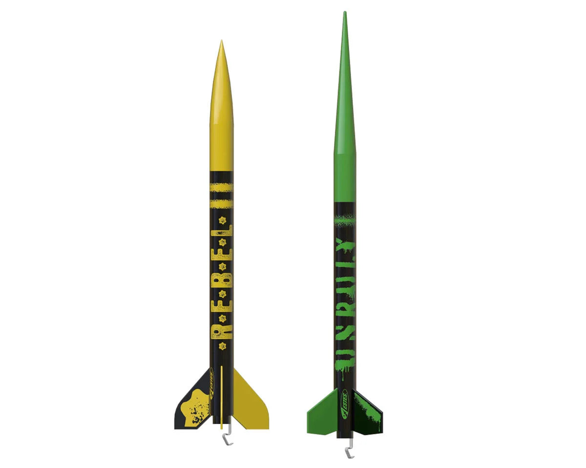 The Mavericks™ Rebel & Unruly Flying Model Rocket Kit