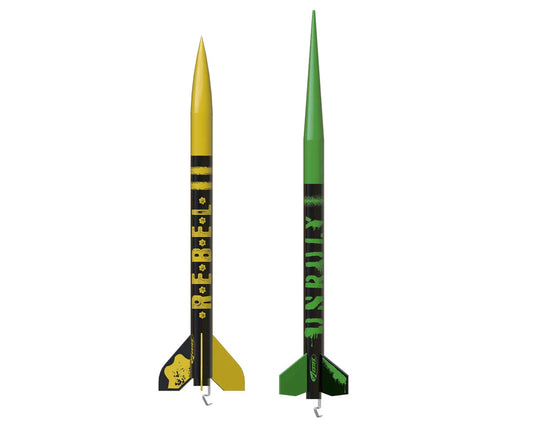 The Mavericks™ Rebel & Unruly Flying Model Rocket Kit