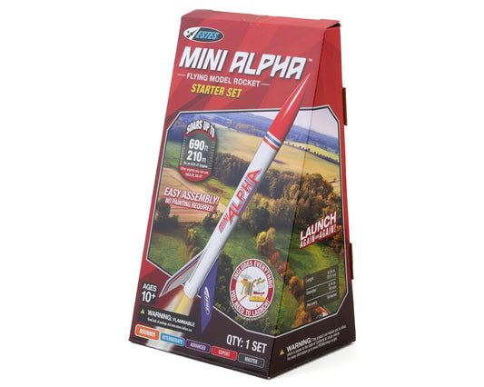 Mini Alpha™ Flying Model Rocket Starter Set