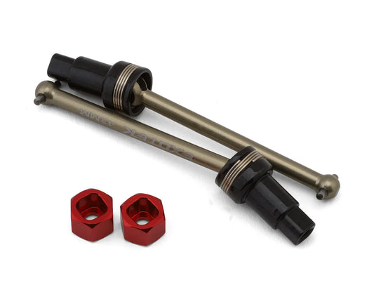 Losi® NASCAR/Arrma Mojave Aluminum 41mm Front CVD Driveshafts & Hexes Set