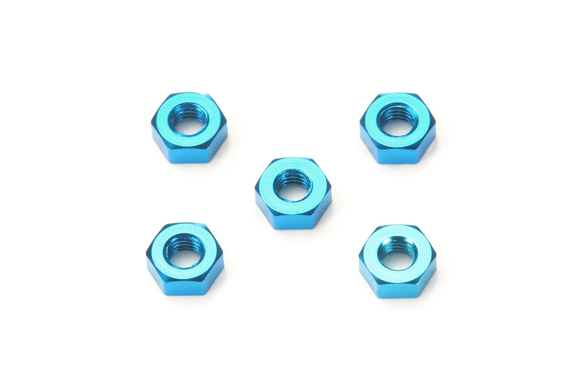 3mm Aluminum Nut (Blue)