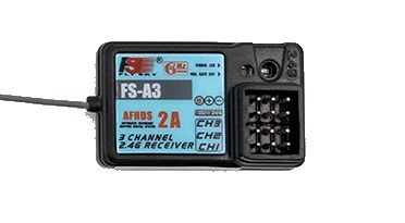 Flysky FS-A3SP Splash Proof 2.4Ghz 3 Channel Receiver