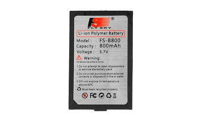 800mAh 1S 3.7v LiPo