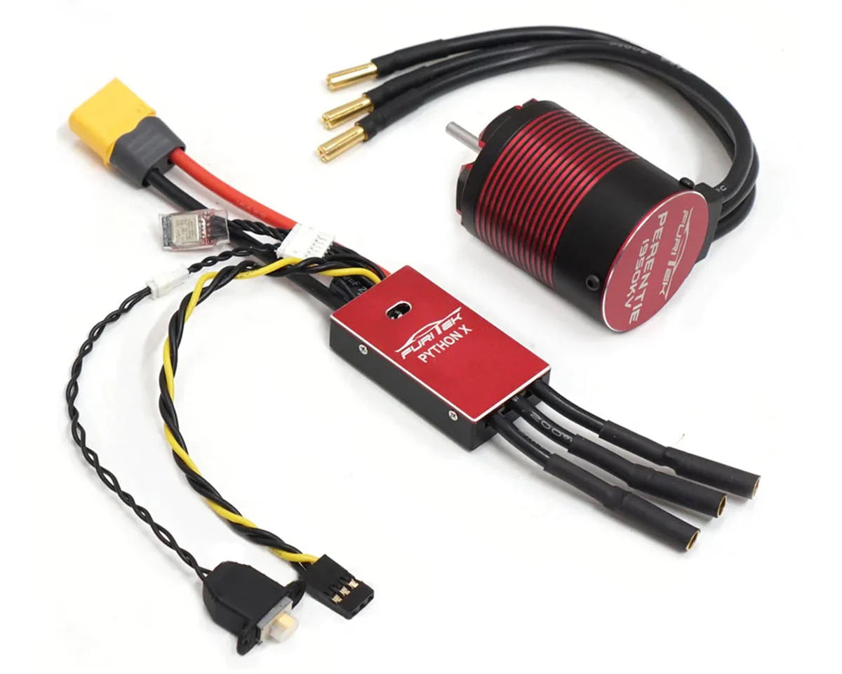Python Electric Motors Python X 80A Brushless ESC & Perentine Motor โ Chris's House