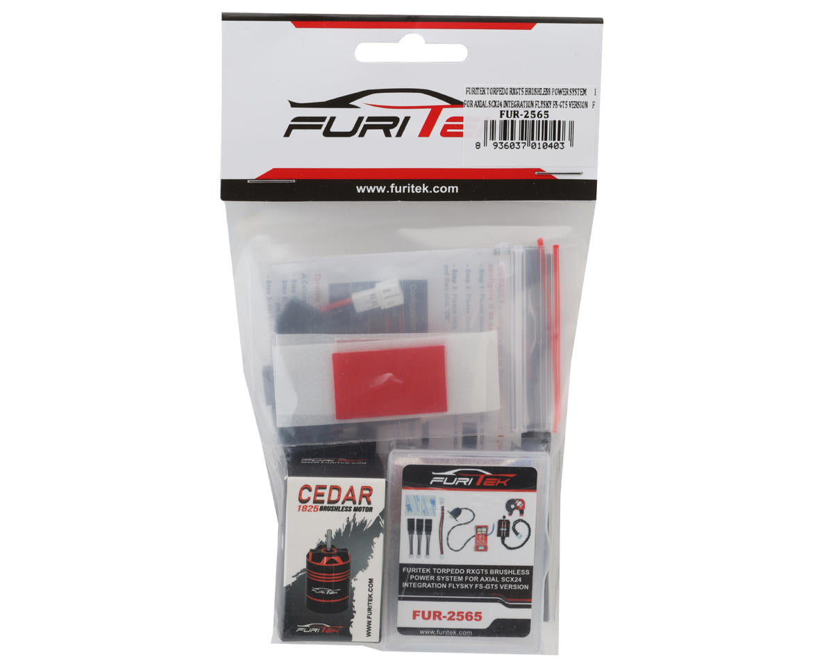 Axial SCX24 Torpedo RXGT5 Brushless Power System (FLYSKY FS-GT5/RadioMaster MT12 4I)