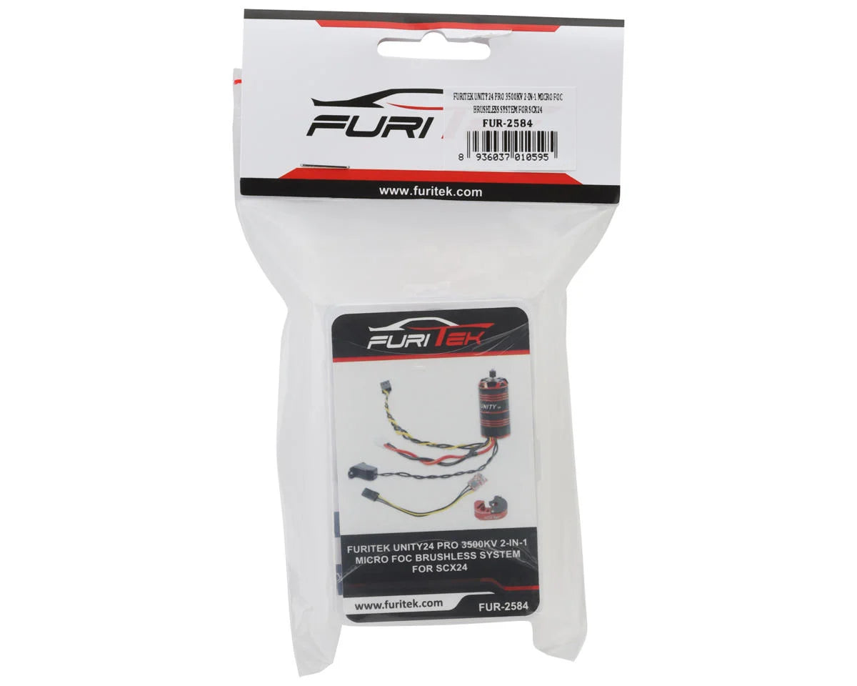 Axial SCX24 UNITY24 PRO 2-in-1 Micro FOC Brushless System (3500kV)