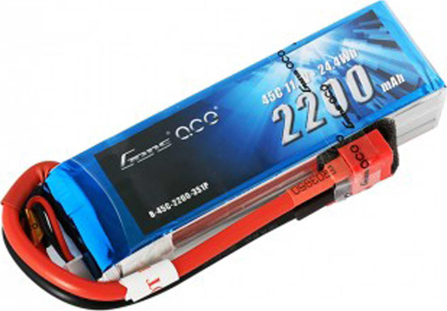 Gens ACE Li-Po 45C 2200mAh 11.1V 3S1P Deans