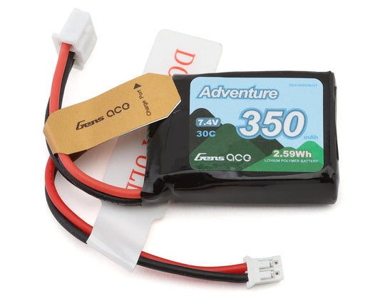 2S 30C Adventure LiPo Battery (7.4V/350mAh) w/JST