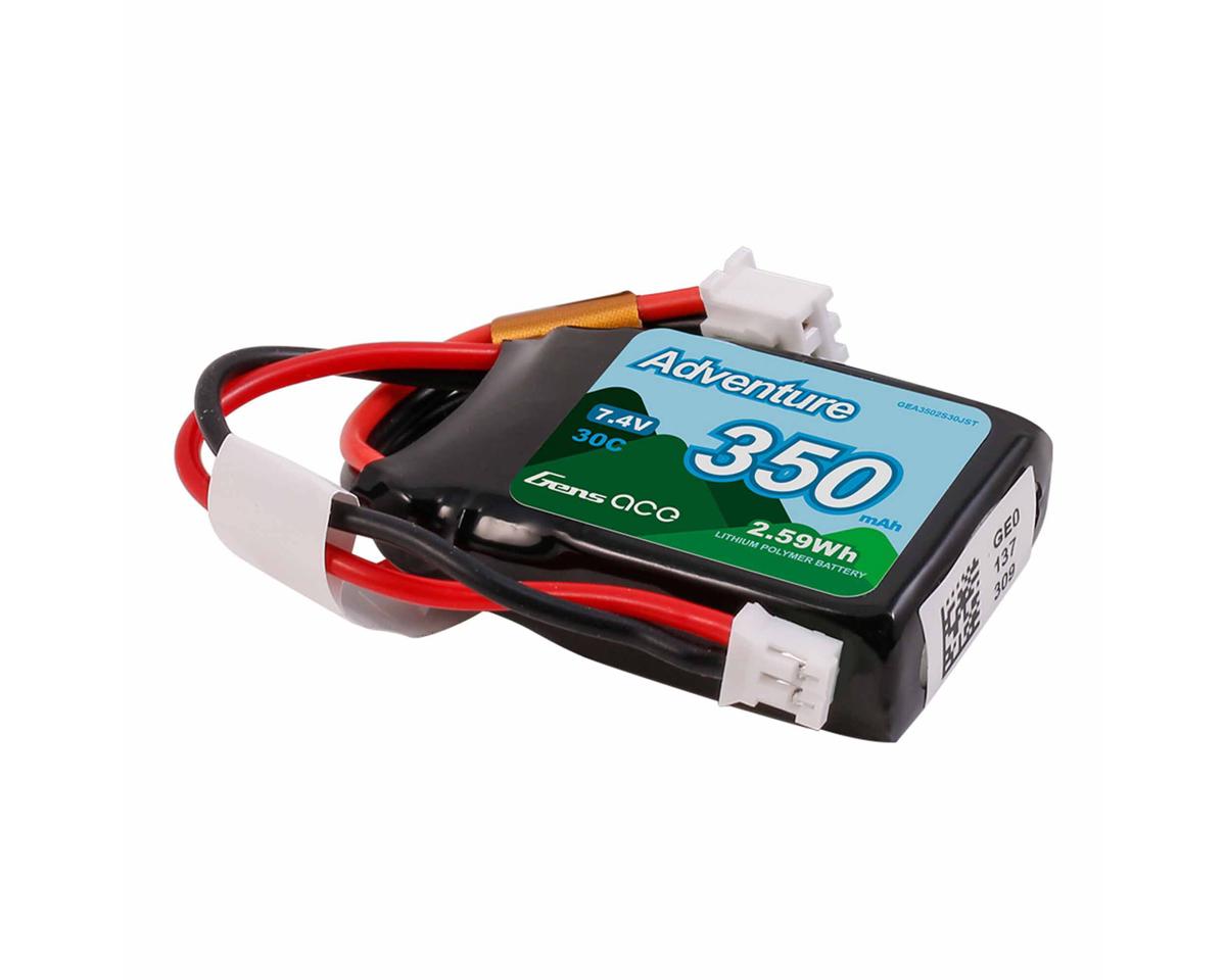 2S 30C Adventure LiPo Battery (7.4V/350mAh) w/JST