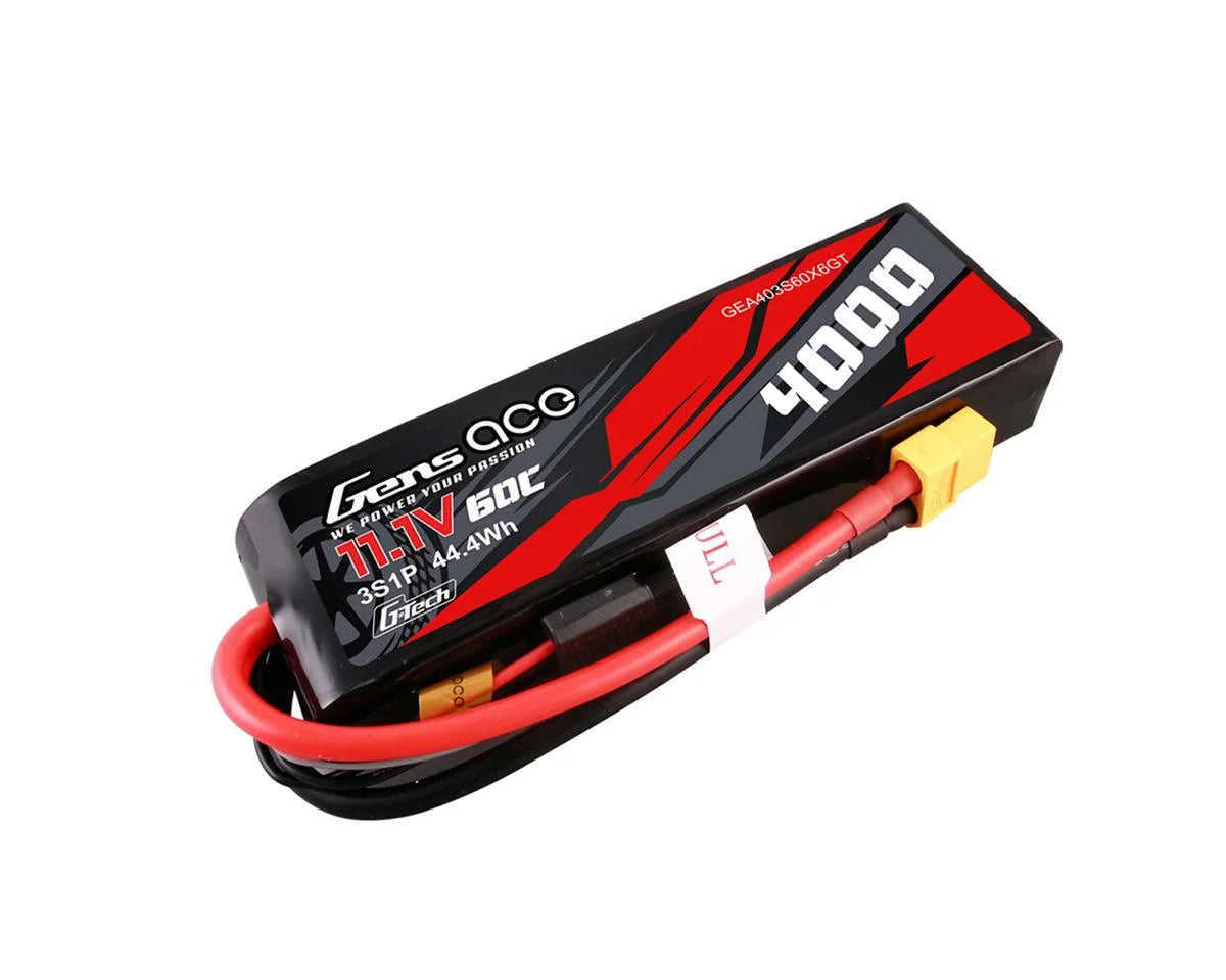 3S 60C G-Tech Smart LiPo Battery (11.1V/4000mAh) w/XT60 Connector