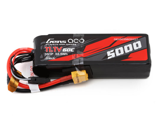 Gens Ace G-Tech Smart 3S LiPo Battery 60C (11.1V/5000mAh) W/XT60