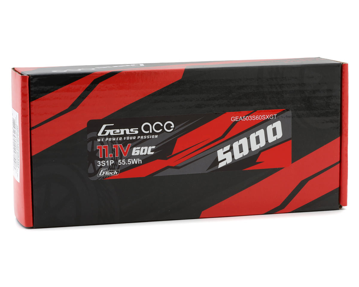 Gens Ace G-Tech Smart 3S LiPo Battery 60C (11.1V/5000mAh) W/XT60