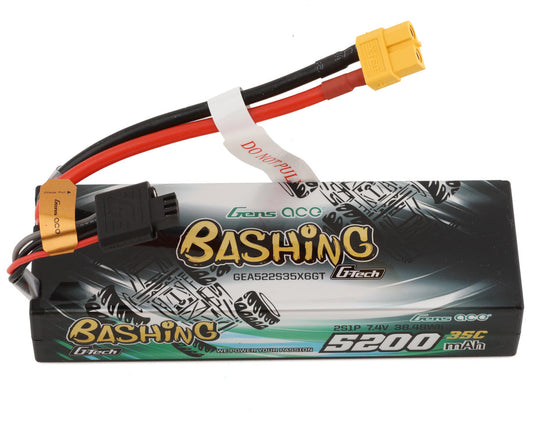 Gens Ace 2S G-Tech Smart "Bashing" LiPo 5200mAh w/XT60