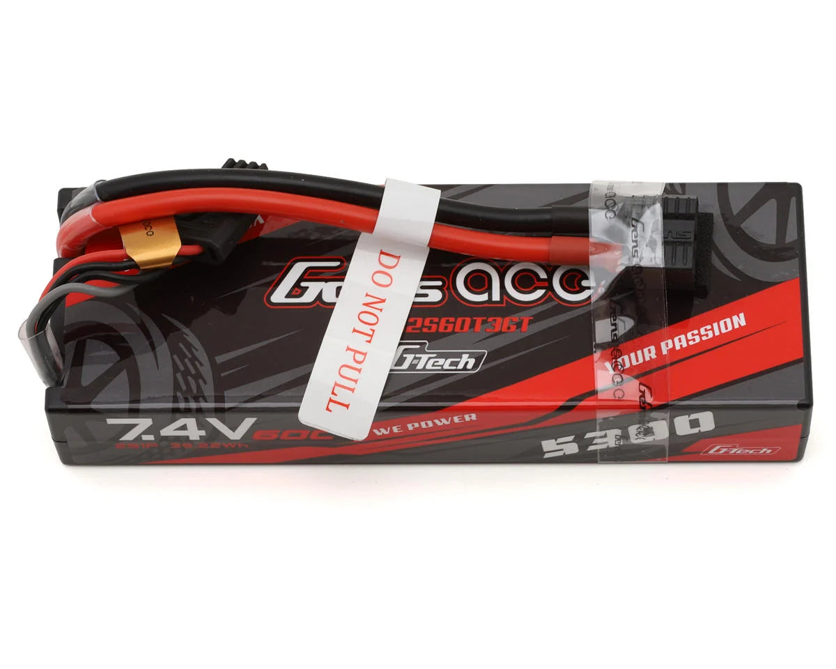 Gens Ace G-Tech Smart 2S LiPo Battery 60C (7.4V/5300mAh) W/Universal connector