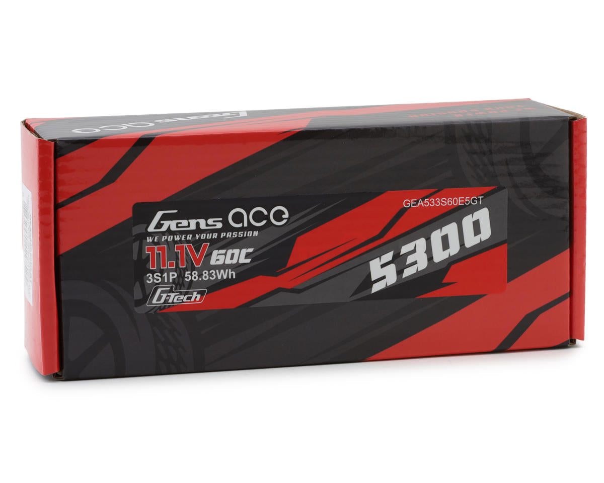 Gens Ace G-Tech Smart 3S LiPo Battery 60C (11.1V/5300mAh)