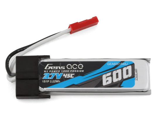 1S LiPo Battery 45C (3.7V/600mAh) w/JST-SYP Connector