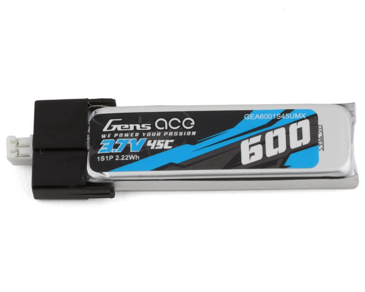 1S LiPo Battery 45C (3.7V/600mAh) w/JST-PHR Connector
