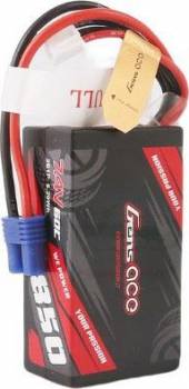 Gens Ace 60C 850mAh 7.4V LIPO - EC2