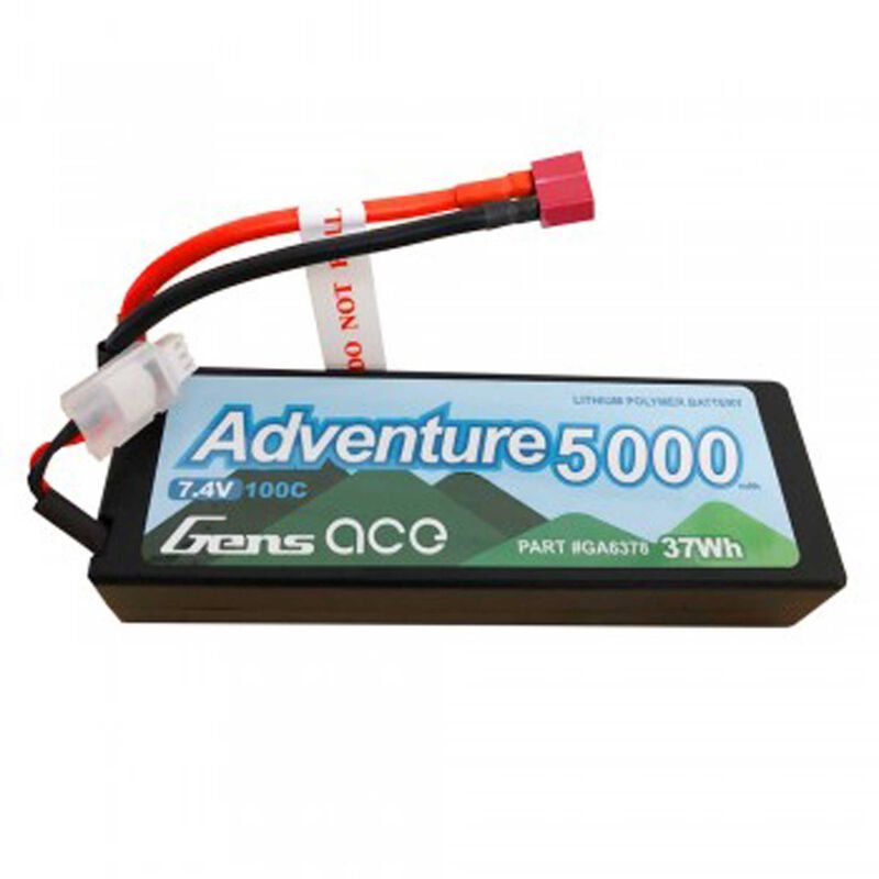 Gens Ace Adventure 7.4V 5000 100C LiPo DEANS