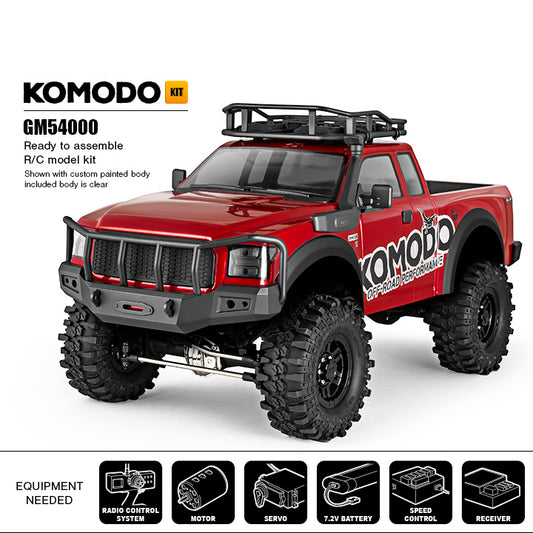 KOMODO Off-Road Adventure KIT, 1/10 Scale, w/ GS01 Chassis