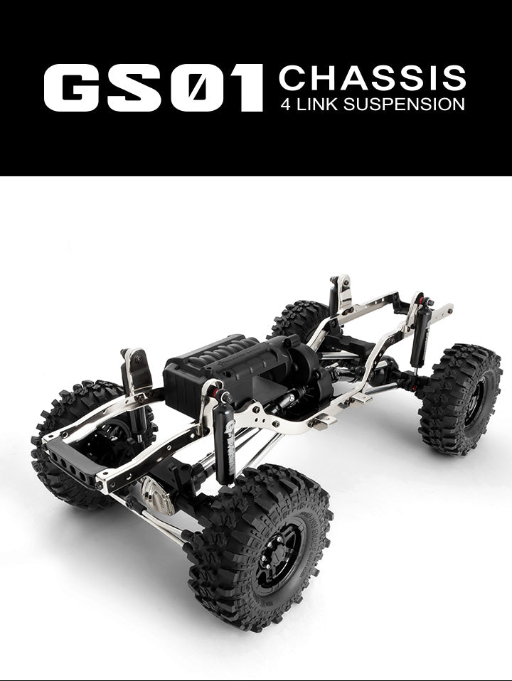 KOMODO Off-Road Adventure KIT, 1/10 Scale, w/ GS01 Chassis