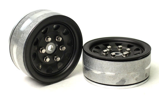 1.9" SR04 Beadlock Wheels (Matte Black)