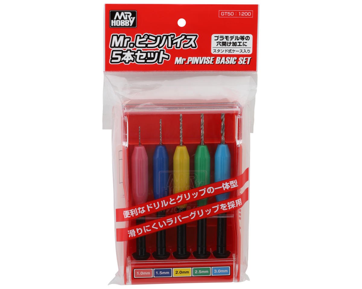 Mr. Pin Vise Basic Set 1/1.5/2/2.5/3mm