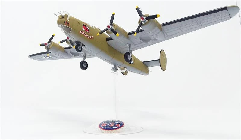 1:92 B-24J Liberator Bomber "Buffalo Bill" with Swivel Stand