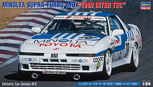 1/24 Minolta Toyota Supra Turbo A70 '1988 InterTEC
