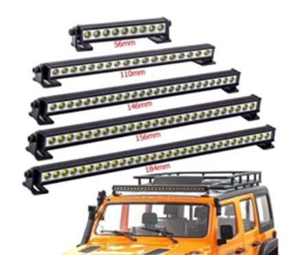 1/10 Light Bar - 25 LED (White), 146mm Wide