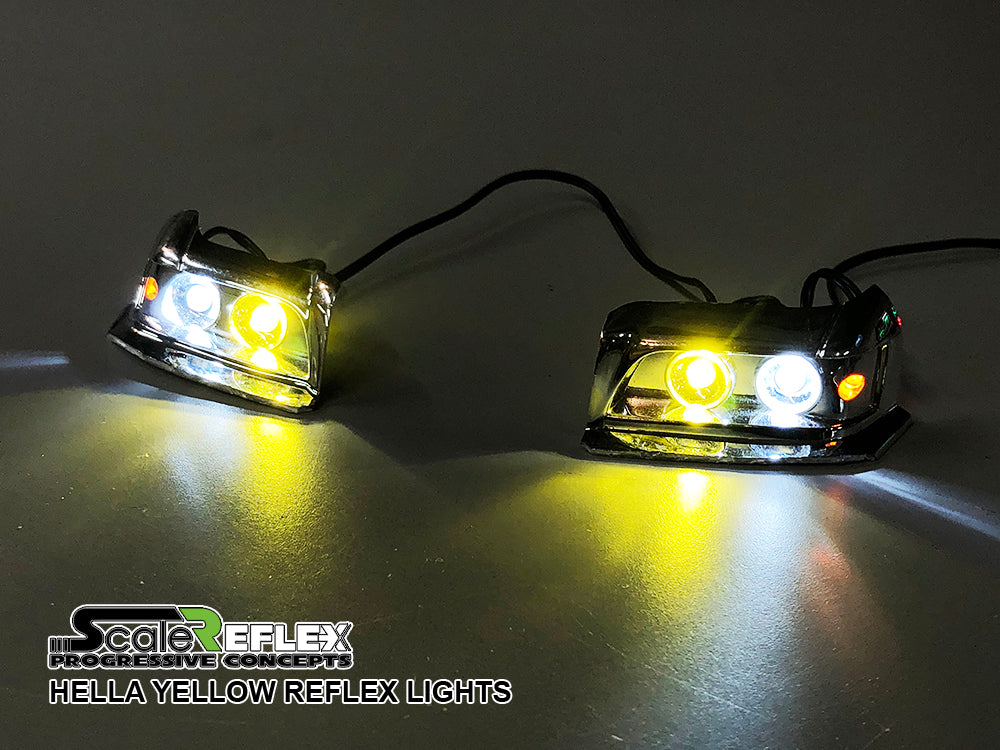 10 LED Light System with Hella Yellow Fog Lights