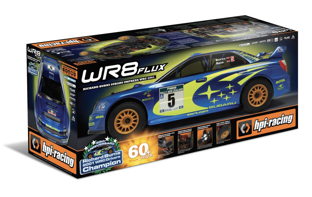 HPI WR8 Flux WRC Subaru Impreza 1/8 Scale 4WD RTR