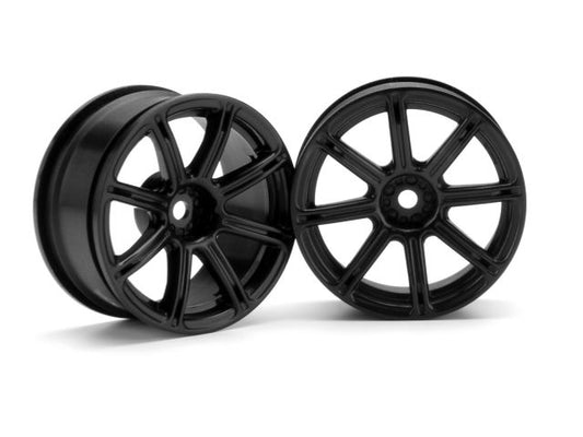 Work Emotion XC8 Wheel, 26mm - 3mm OffSet, Black