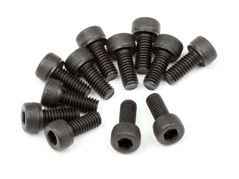 Cap Head Screw, M2.6X6mm, Hex Socket, (12pcs)