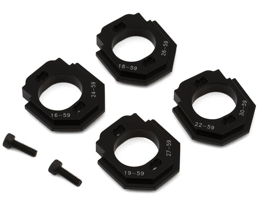 Grom Aluminum Motor Mount Set (Black) (16-27T)