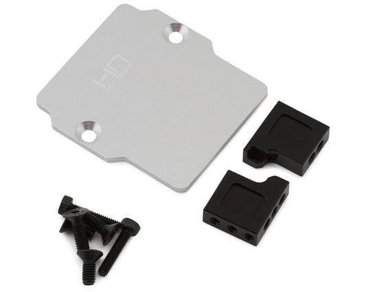 Grom Aluminum Servo Plate (Silver) w/Servo Mounts