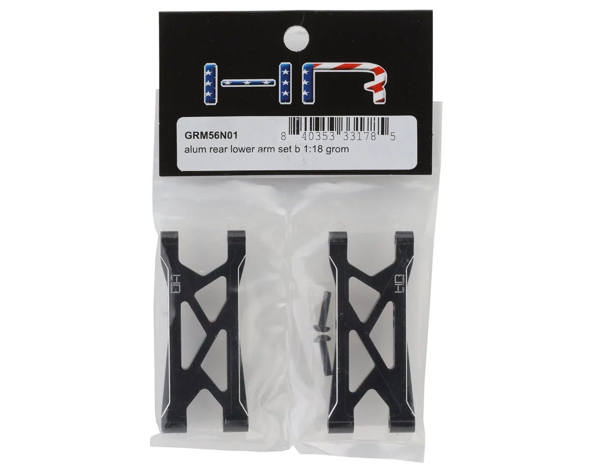 Arrma Mojave Grom Aluminum Rear Lower Arm Set (Black) (2)