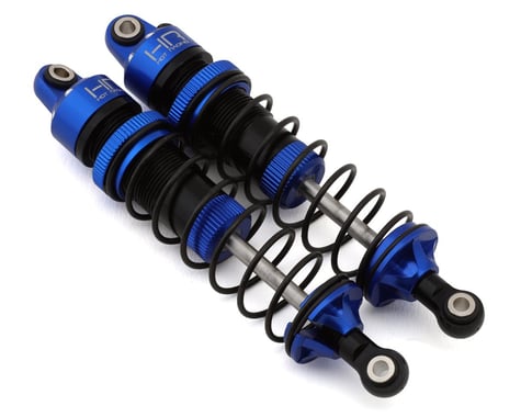 87mm Pre-Assembled Aluminum Threaded Shocks for Traxxas® Mini Maxx® (Blue) (2)