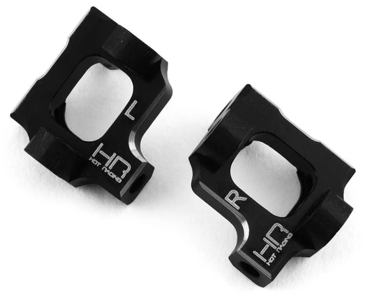 Losi Mini-T 2.0 Aluminum 0° Caster Blocks (Black)