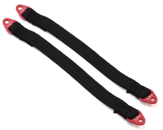 140mm Suspension Travel Limit Straps (2) (Red)