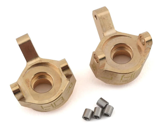 SCX24 Brass Front Steering Knuckle (2) (8g)