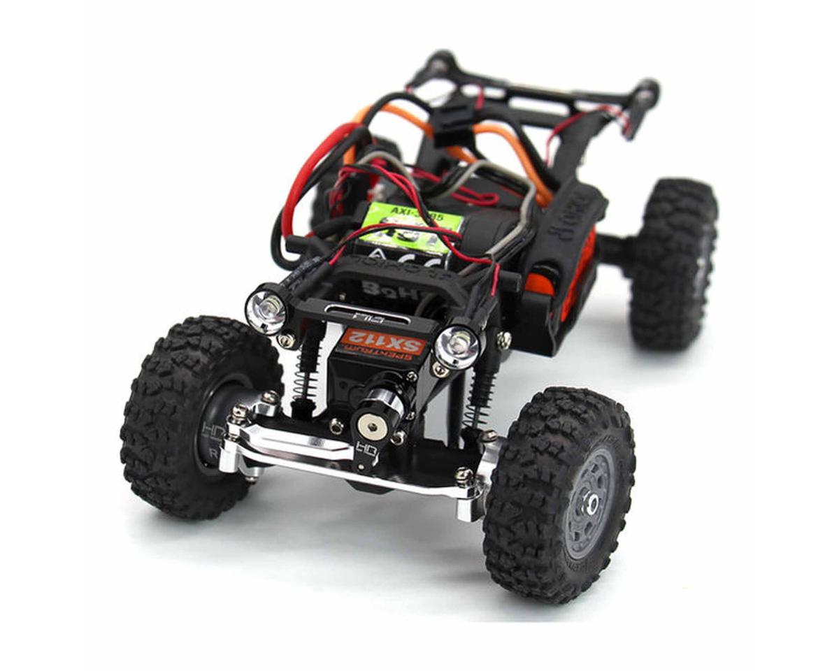 Axial SCX30 Wrangler Aluminum LED Light Bucket/Chassis Braces Set