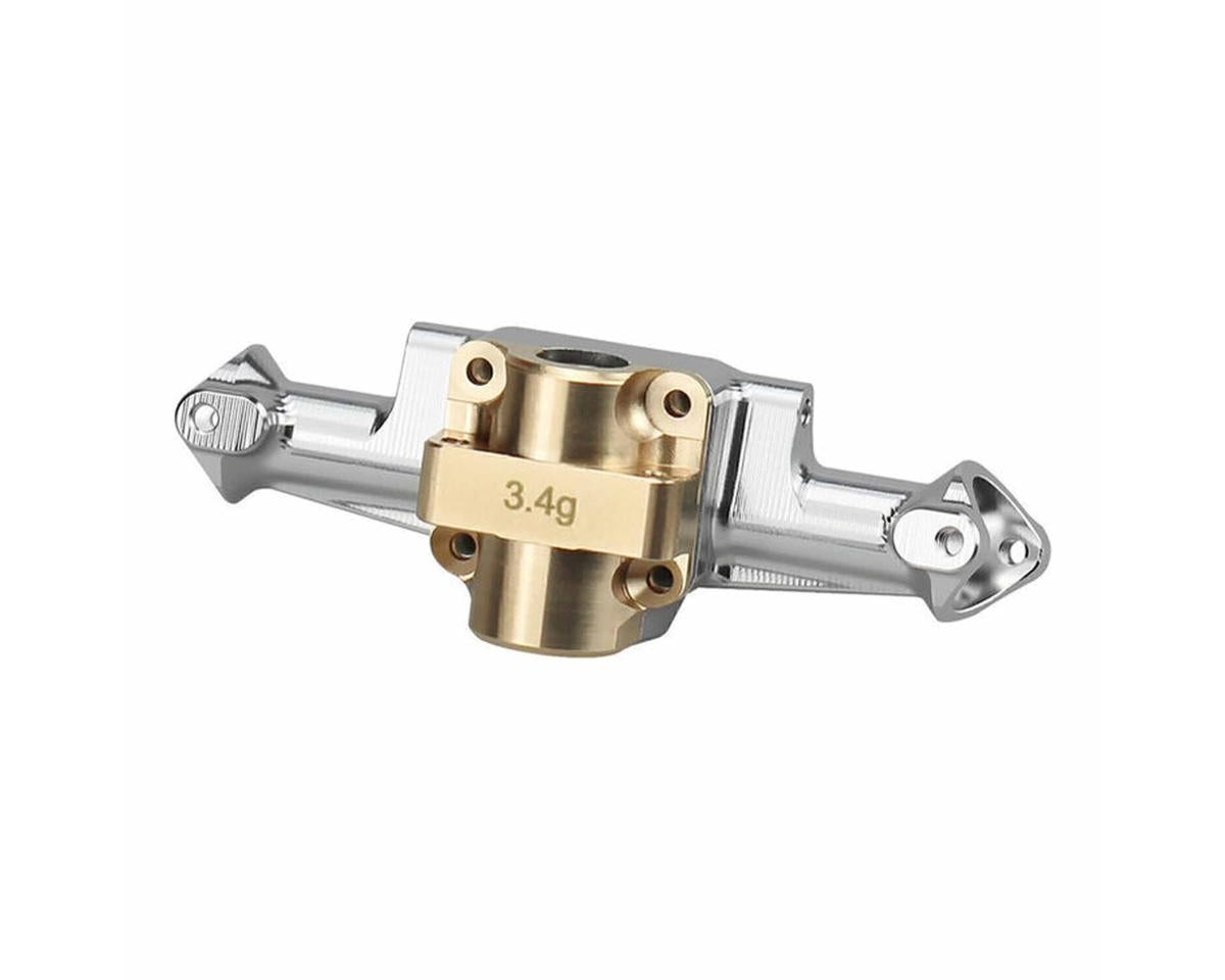 Axial SCX30 Aluminum Front Axle Housing w/Brass Cover