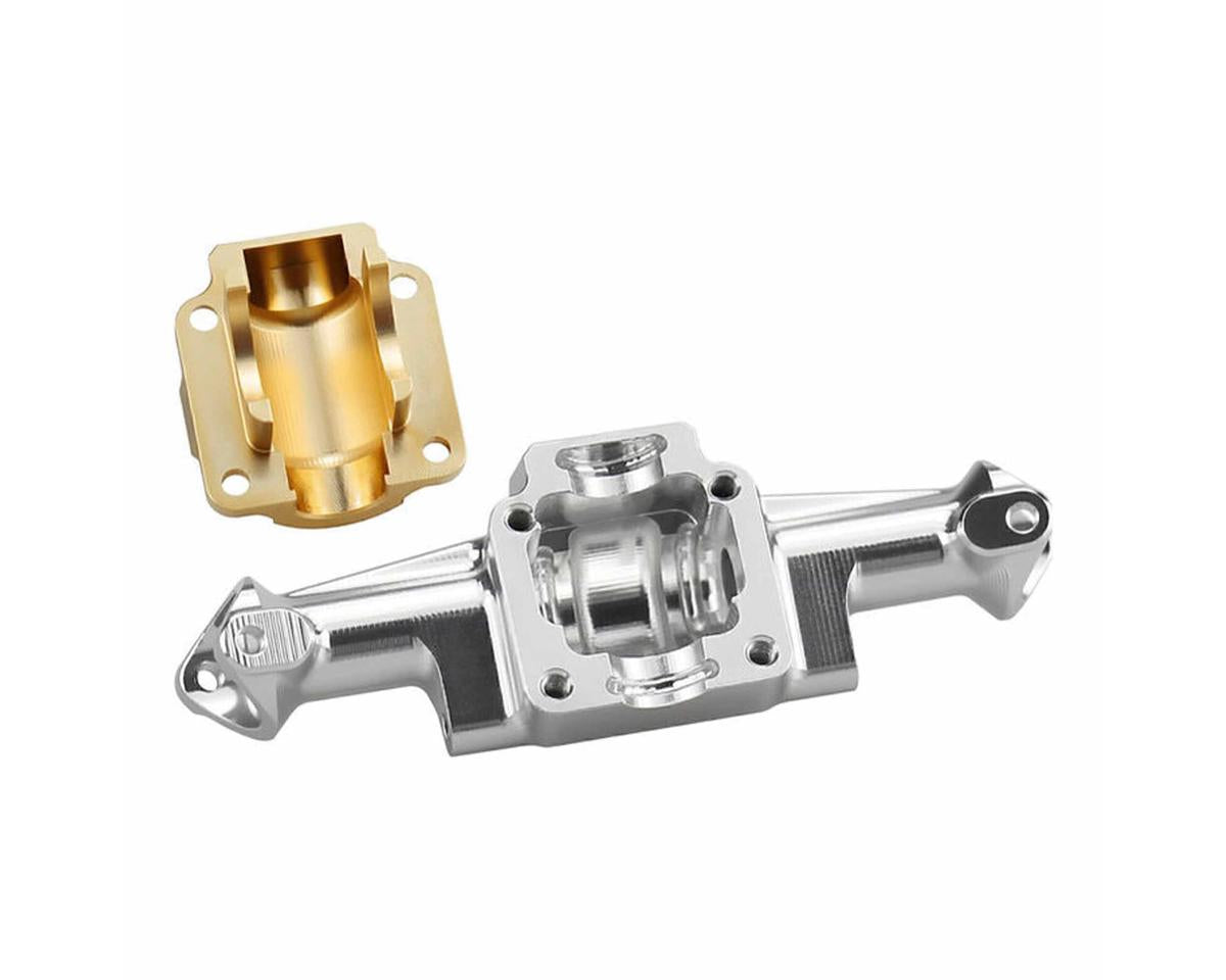 Axial SCX30 Aluminum Front Axle Housing w/Brass Cover