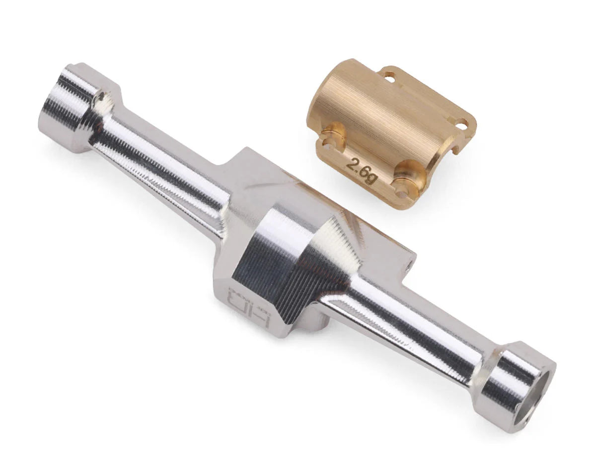Axial SCX30 Aluminum Rear Axle Housing w/Brass Cover