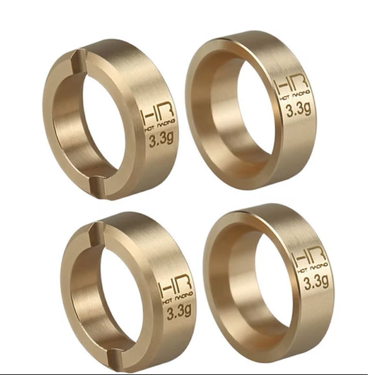 3.3g Brass Wheel Weights, SCX30