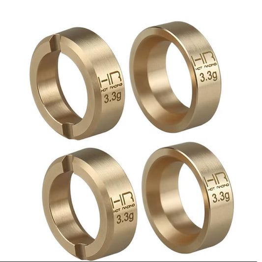 3.3g Brass Wheel Weights, SCX30