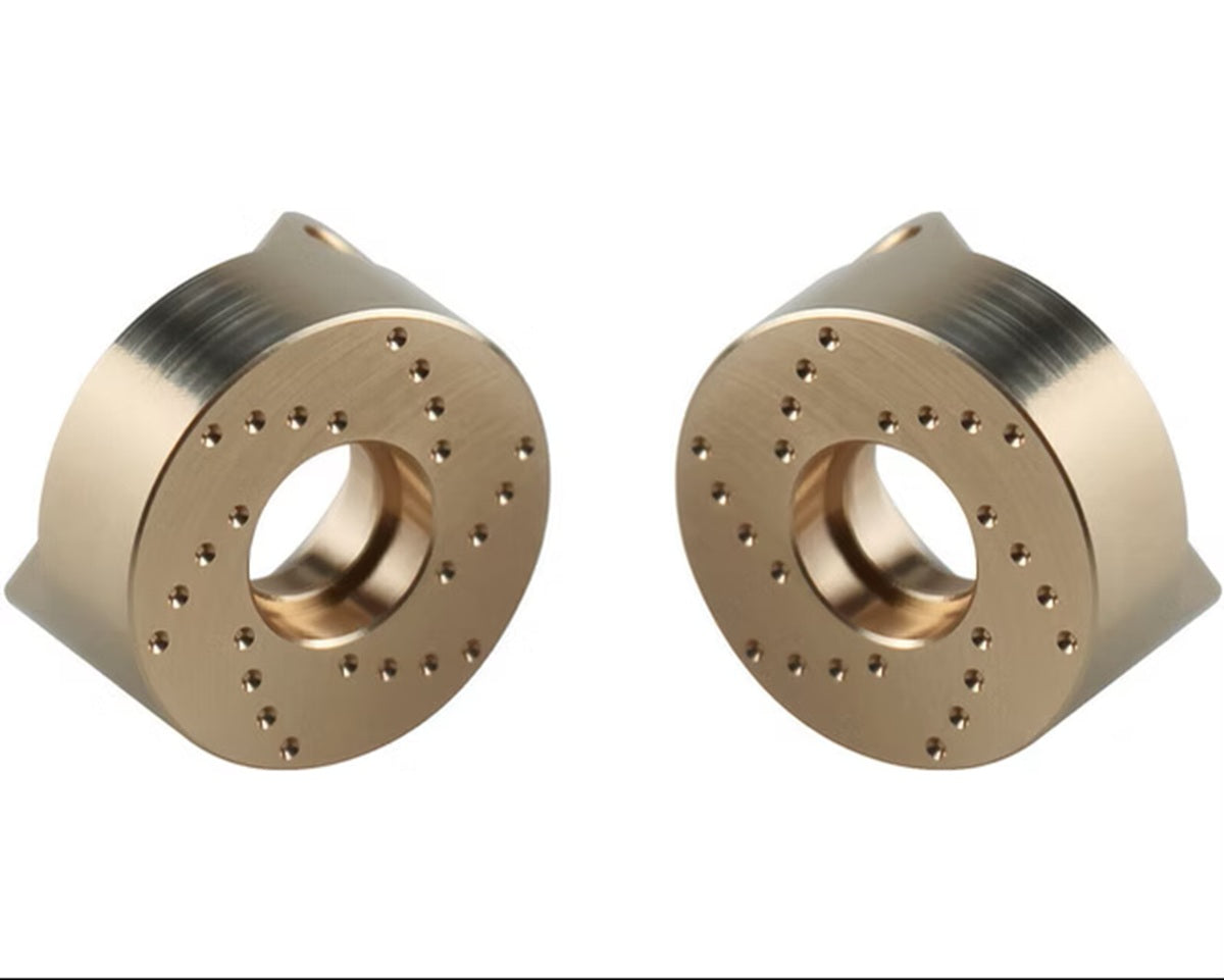 Brass Front Steering Block (x2) - SCX30