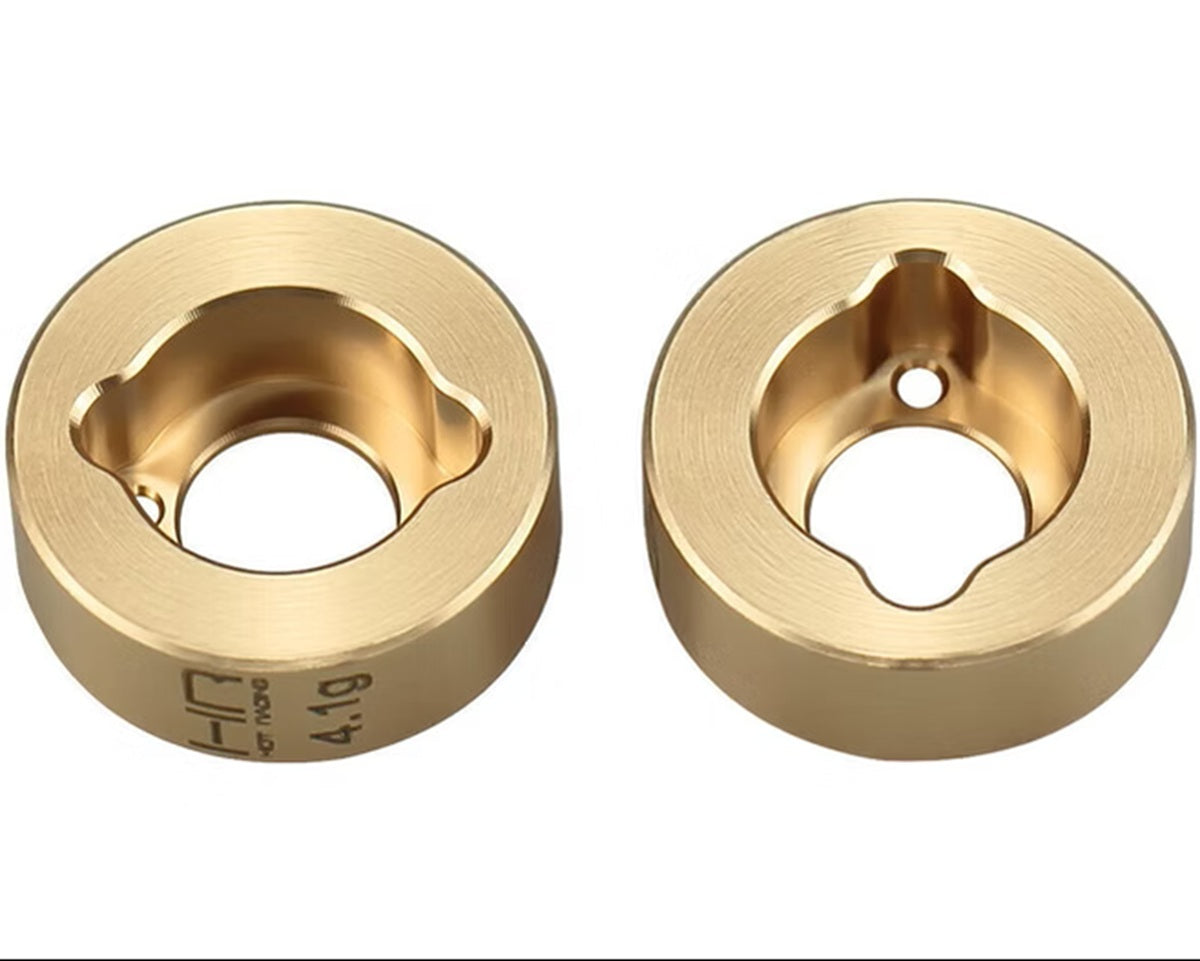 Brass Rear Hub 4.1g (x2) - SCX30