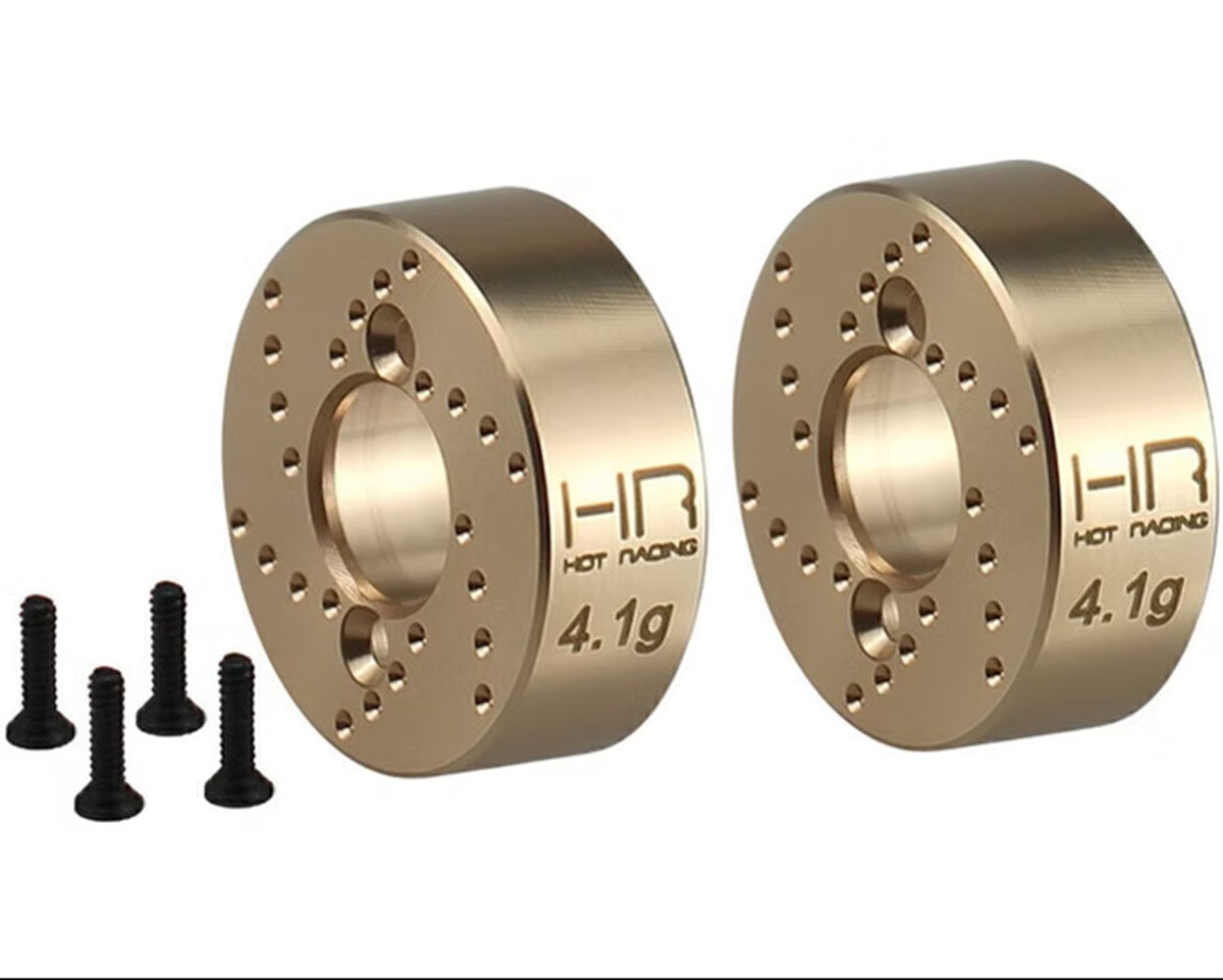 Brass Rear Hub 4.1g (x2) - SCX30